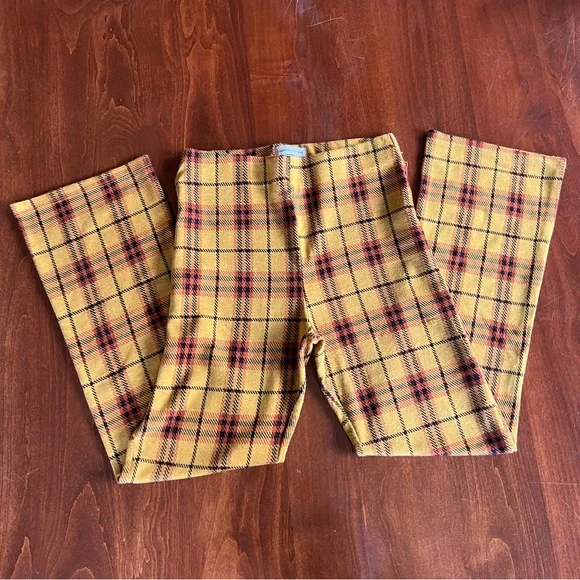 ❌SOLD❌ UO Cara Plaid Kick Flare Pants - Picture 3 of 6